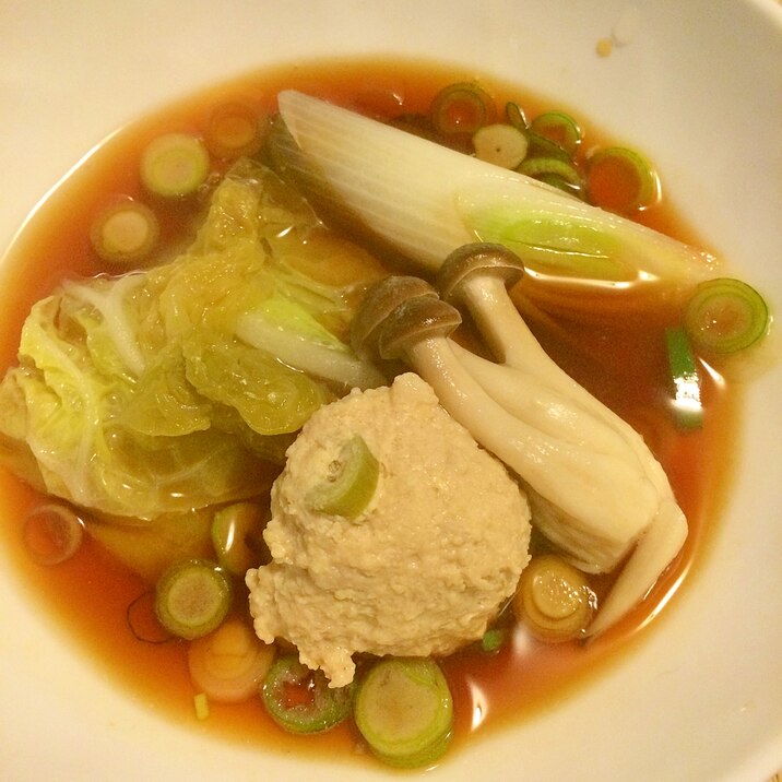 ヘルシー☆鶏つくね鍋